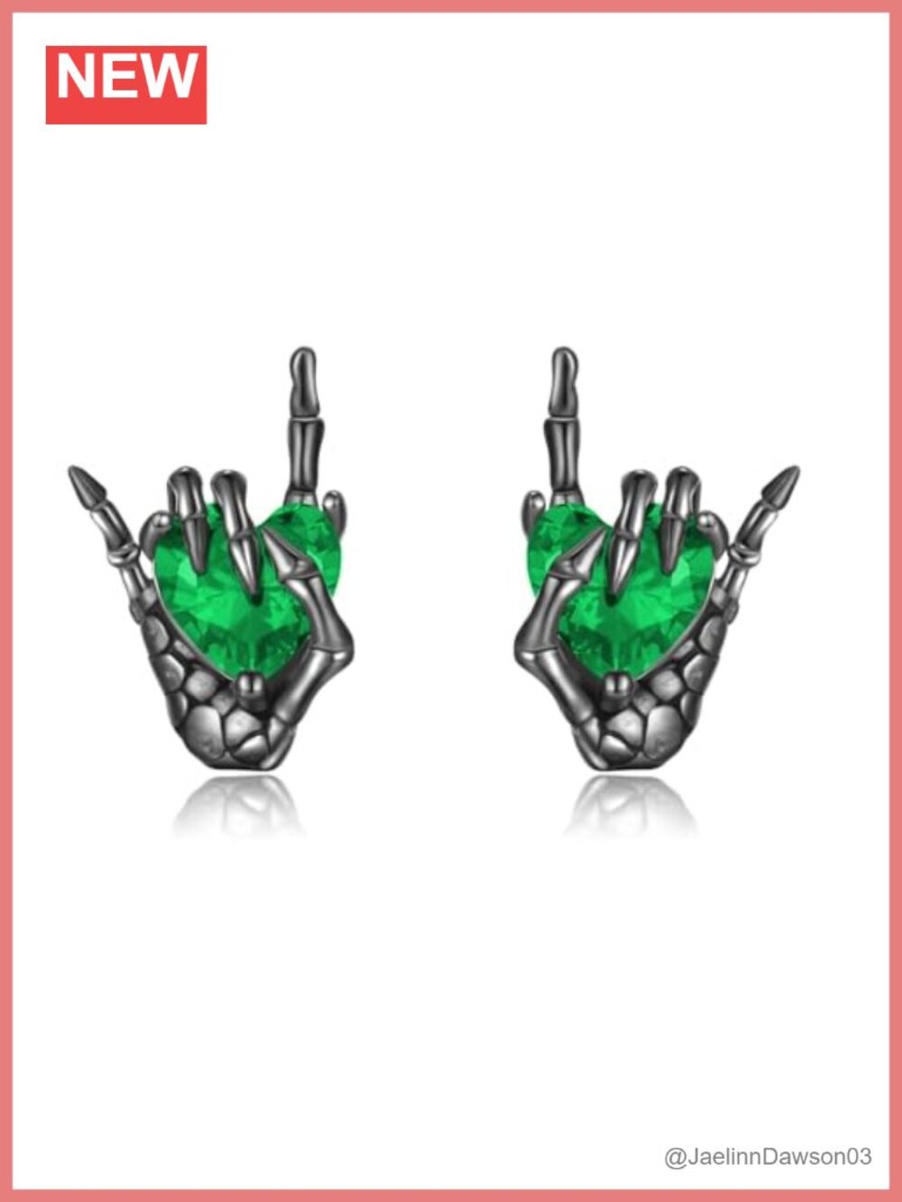 925 Sterling Silver Skull Dangle Earrings Gothic Rock Punk Jewelry Gift